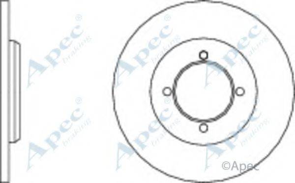 APEC BRAKING DSK792 гальмівний диск