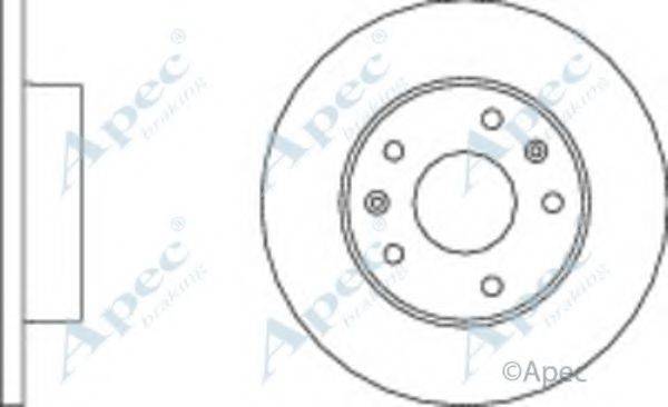 APEC BRAKING DSK831 гальмівний диск