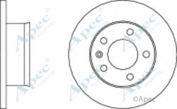 APEC BRAKING DSK968 гальмівний диск