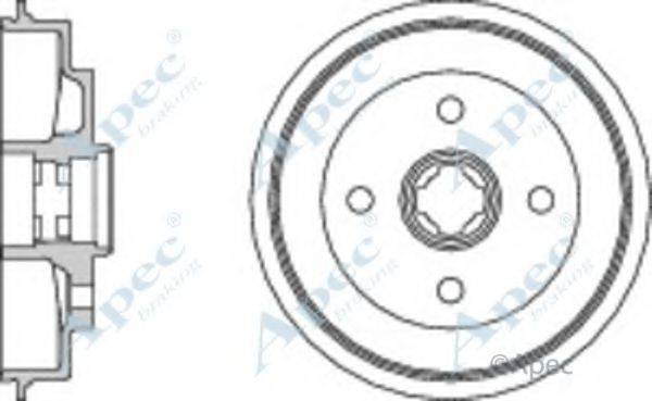 APEC BRAKING DRM9146 Гальмівний барабан