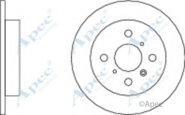 APEC BRAKING DSK2062 гальмівний диск