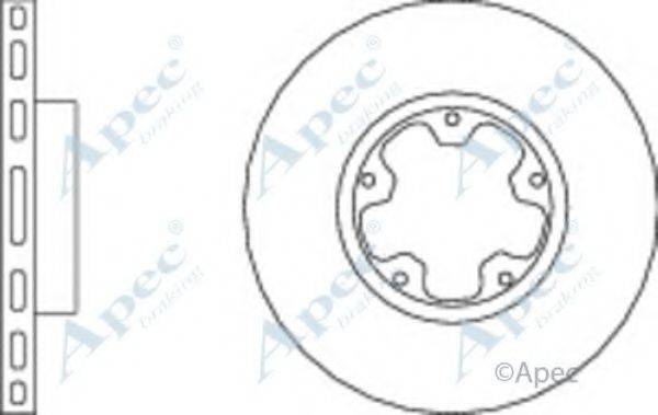 APEC BRAKING DSK2751 гальмівний диск