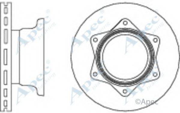 APEC BRAKING DSK2797 гальмівний диск