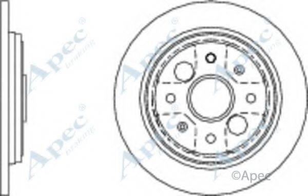 APEC BRAKING DSK283 гальмівний диск