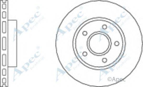 APEC BRAKING DSK684 гальмівний диск