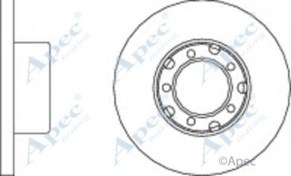 APEC BRAKING DSK720 гальмівний диск