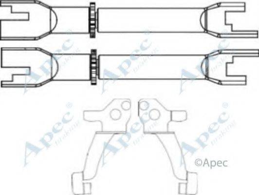 APEC BRAKING ADB3004 Система тяг та важелів, гальмівна система
