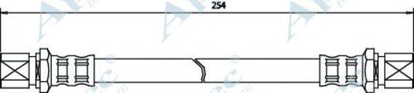 APEC BRAKING HOS3025 Гальмівний шланг