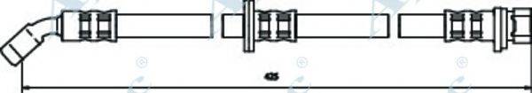 APEC BRAKING HOS3037 Гальмівний шланг