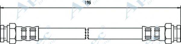 APEC BRAKING HOS3042 Гальмівний шланг