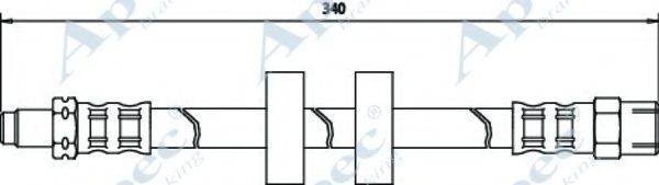 APEC BRAKING HOS3051 Гальмівний шланг