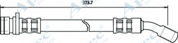 APEC BRAKING HOS3083 Гальмівний шланг