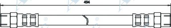 APEC BRAKING HOS3096 Гальмівний шланг