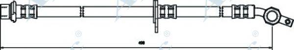 APEC BRAKING HOS3116 Гальмівний шланг