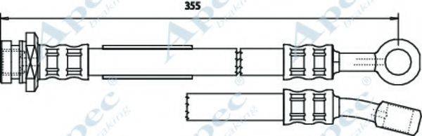 APEC BRAKING HOS3206 Гальмівний шланг