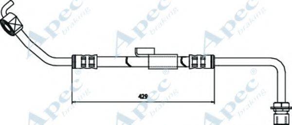 APEC BRAKING HOS3247 Гальмівний шланг