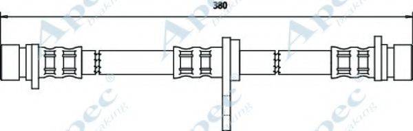 APEC BRAKING HOS3259 Гальмівний шланг