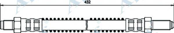 APEC BRAKING HOS3337 Гальмівний шланг