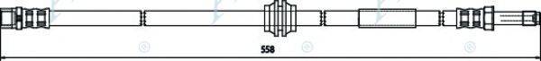 APEC BRAKING HOS3600 Гальмівний шланг