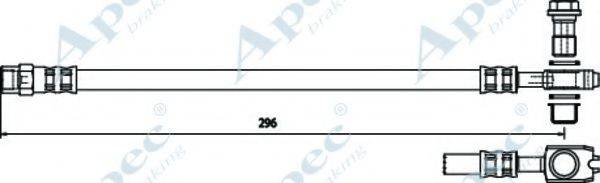 APEC BRAKING HOS3760 Гальмівний шланг