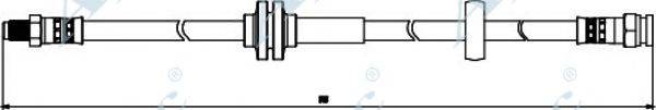 APEC BRAKING HOS3834 Гальмівний шланг