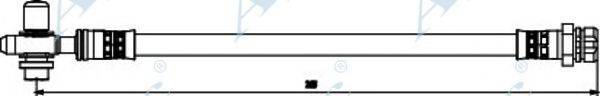 APEC BRAKING HOS3865 Гальмівний шланг
