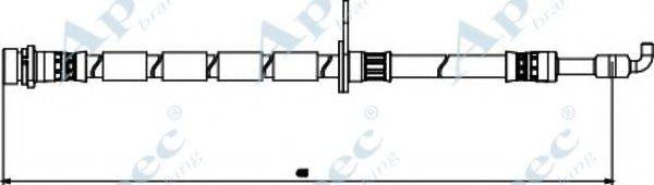 APEC BRAKING HOS3869 Гальмівний шланг