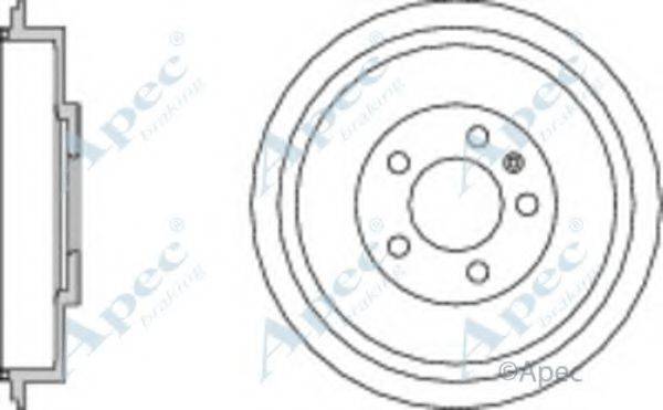 APEC BRAKING DRM9169 Гальмівний барабан