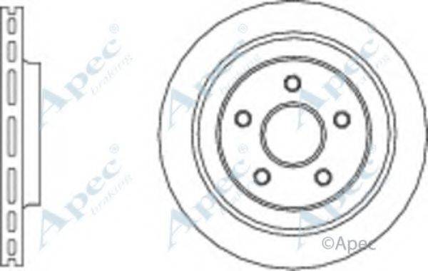 APEC BRAKING DSK3022 гальмівний диск