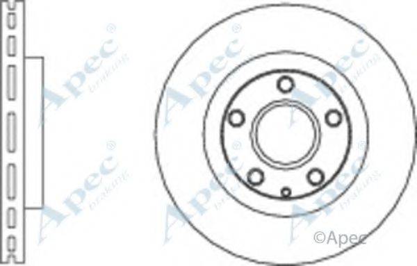 APEC BRAKING DSK3023 гальмівний диск