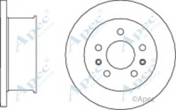 APEC BRAKING DSK3036 гальмівний диск