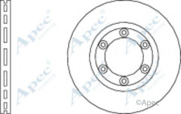 APEC BRAKING DSK3037 гальмівний диск