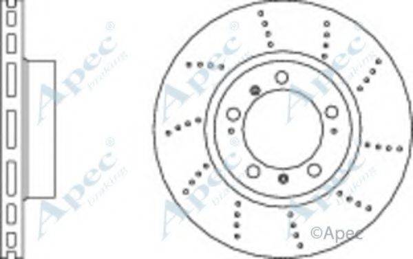 APEC BRAKING DSK3059 гальмівний диск