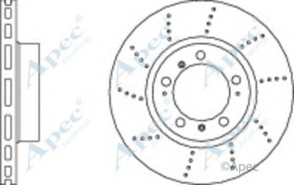 APEC BRAKING DSK3060 гальмівний диск