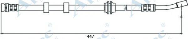 APEC BRAKING HOS3917 Гальмівний шланг