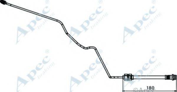 APEC BRAKING HOS3923 Гальмівний шланг