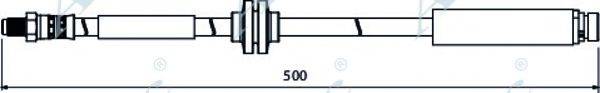 APEC BRAKING HOS3930 Гальмівний шланг