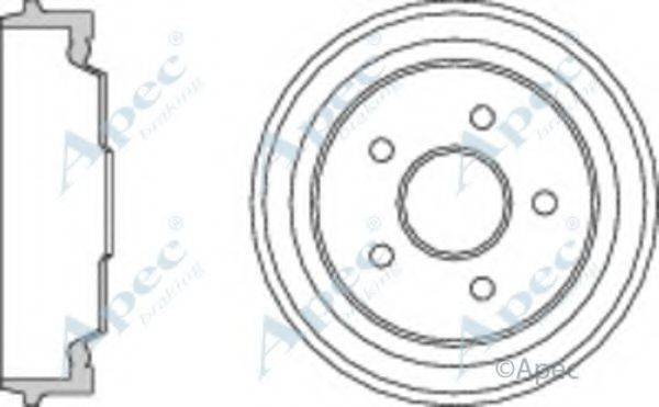 APEC BRAKING DRM9188 Гальмівний барабан