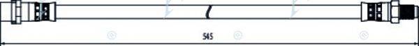 APEC BRAKING HOS4041 Гальмівний шланг