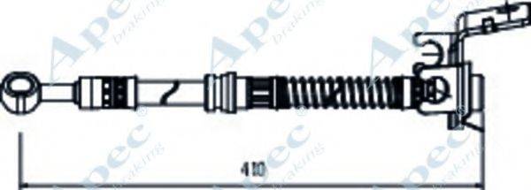 APEC BRAKING HOS4131 Гальмівний шланг