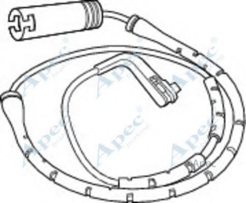 APEC BRAKING WIR5237 Покажчик зносу, накладка гальмівної колодки