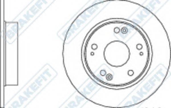 APEC BRAKING DK6070 гальмівний диск