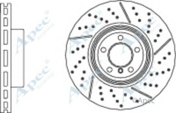 APEC BRAKING DSK3107 гальмівний диск