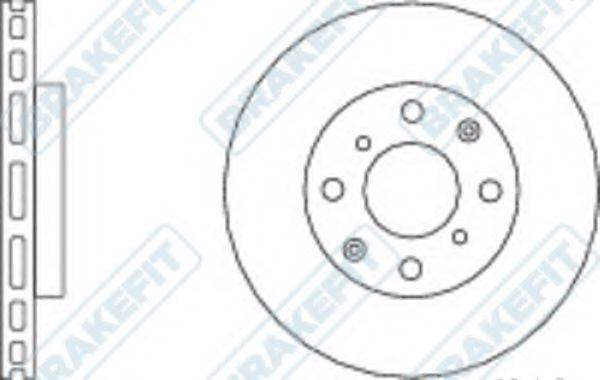 APEC BRAKING DK6235 гальмівний диск