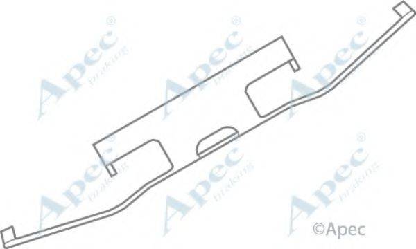 APEC BRAKING KIT564 Комплектуючі, гальмівні колодки