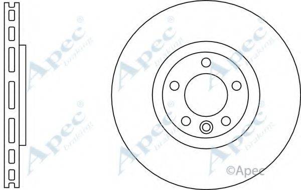 APEC BRAKING DSK3117 гальмівний диск