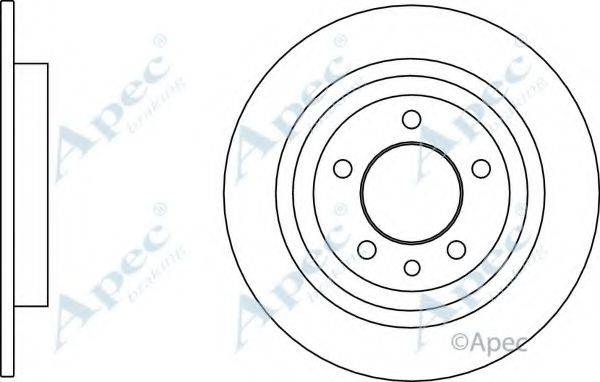 APEC BRAKING DSK3123 гальмівний диск