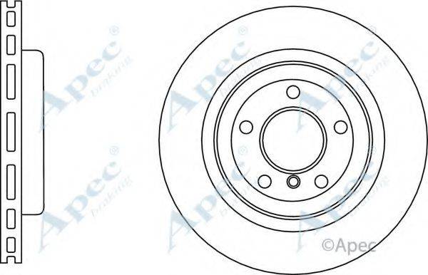 APEC BRAKING DSK3136 гальмівний диск