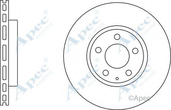 APEC BRAKING DSK3137 гальмівний диск