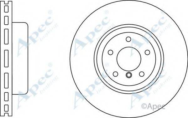 APEC BRAKING DSK3163 гальмівний диск